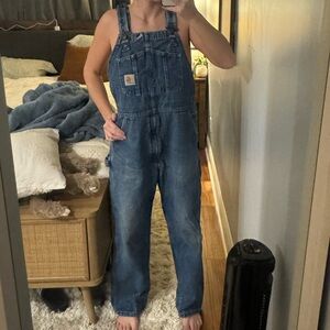 Carhartt Blue Denim Overalls